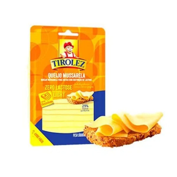 Encontraproduto.com.br - Mussarela Tirolez Zero Lactose Fatiada Kg