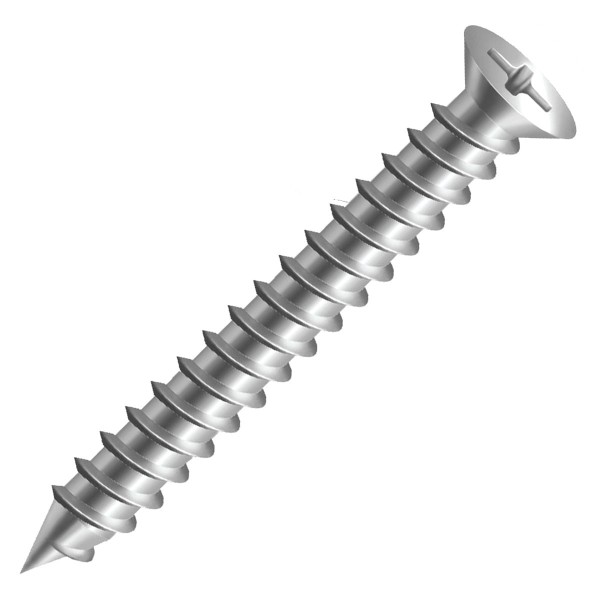 Encontraproduto.com.br - Parafuso Durame - 5,5x50mm - Cabeça Chata - para Bucha S8 - 10 unidades