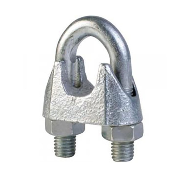 Encontraproduto.com.br - Grampo Galvanizado para Cabo de Aço 3/8