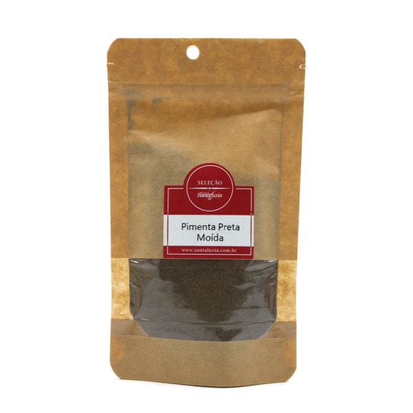 Encontraproduto.com.br - Pimenta do Reino Preta Moída Casa Santa Luzia 50g