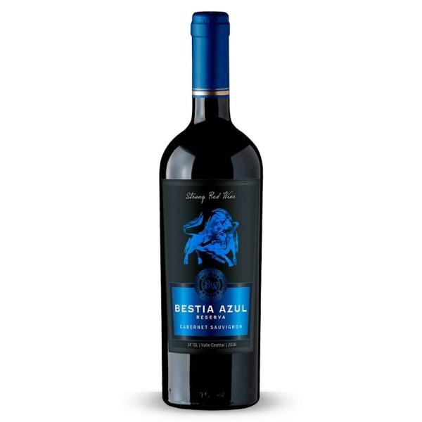 Encontraproduto.com.br - Vinho Tinto Chileno Cabernet Sauvignon Reserva 85% Bestia Azul Garrafa 750ml