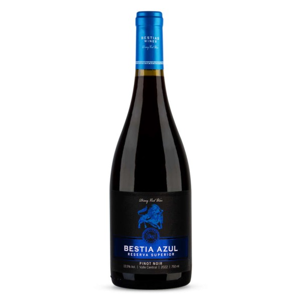 Encontraproduto.com.br - Vinho Tinto Chileno Pinot Noir Reserva 85% Bestia Azul Garrafa 750ml