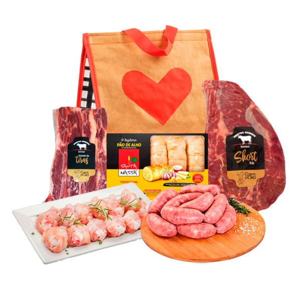 Encontraproduto.com.br - Kit Churrasco Especial com Bolsa Térmica