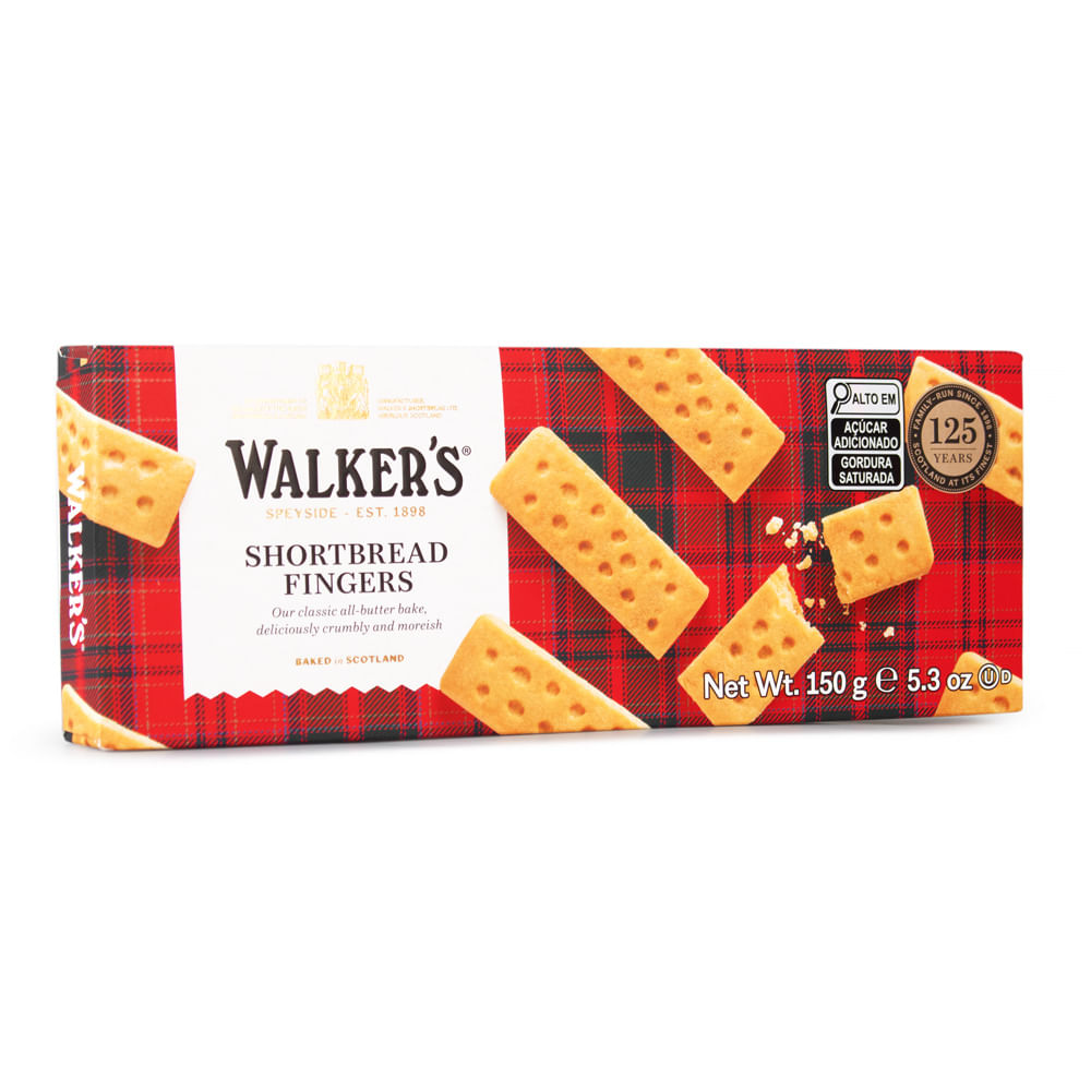Biscoito Amanteigado Escocês Fingers Walkers 150g