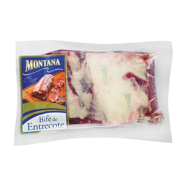 Encontraproduto.com.br - Peça de Contra Filé Bovino Entrecote Resfriado Montana 1,8 Kg
