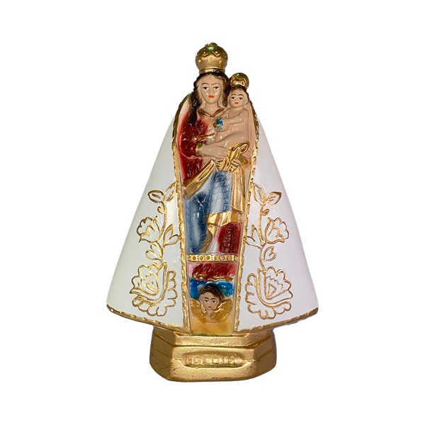 Encontraproduto.com.br - Imagem em Gesso Nossa Senhora de Nazaré Peregrina - 25cm