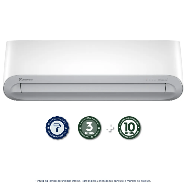 Encontraproduto.com.br - Ar-Condicionado Split Electrolux 24.000 BTUs Color Adapt Frio 220 V - UI24F/UE24F