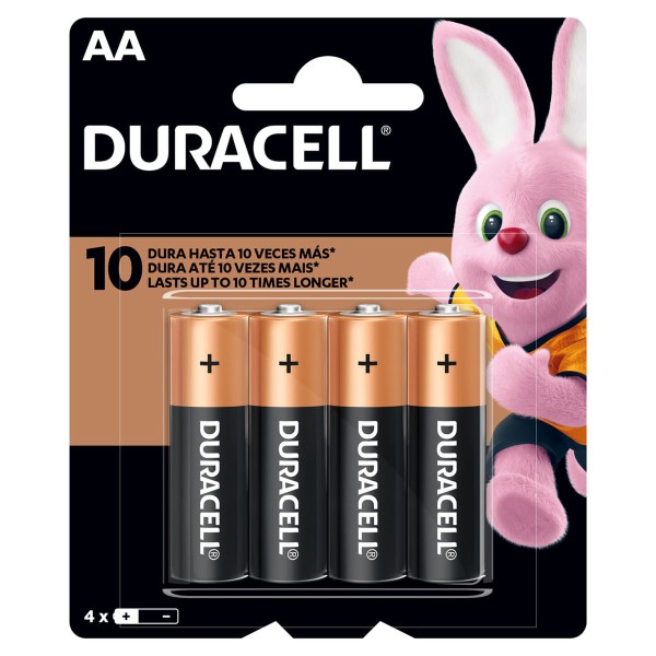 Encontraproduto.com.br - Pilha Duracell Alcalina Pequena AA c/ 4 unid