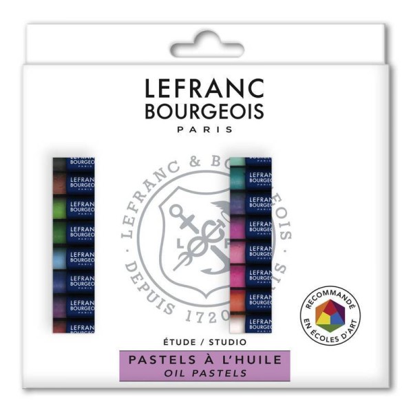 Pastel Oleoso Lefranc & Bourgeois com 24 Cores 806310