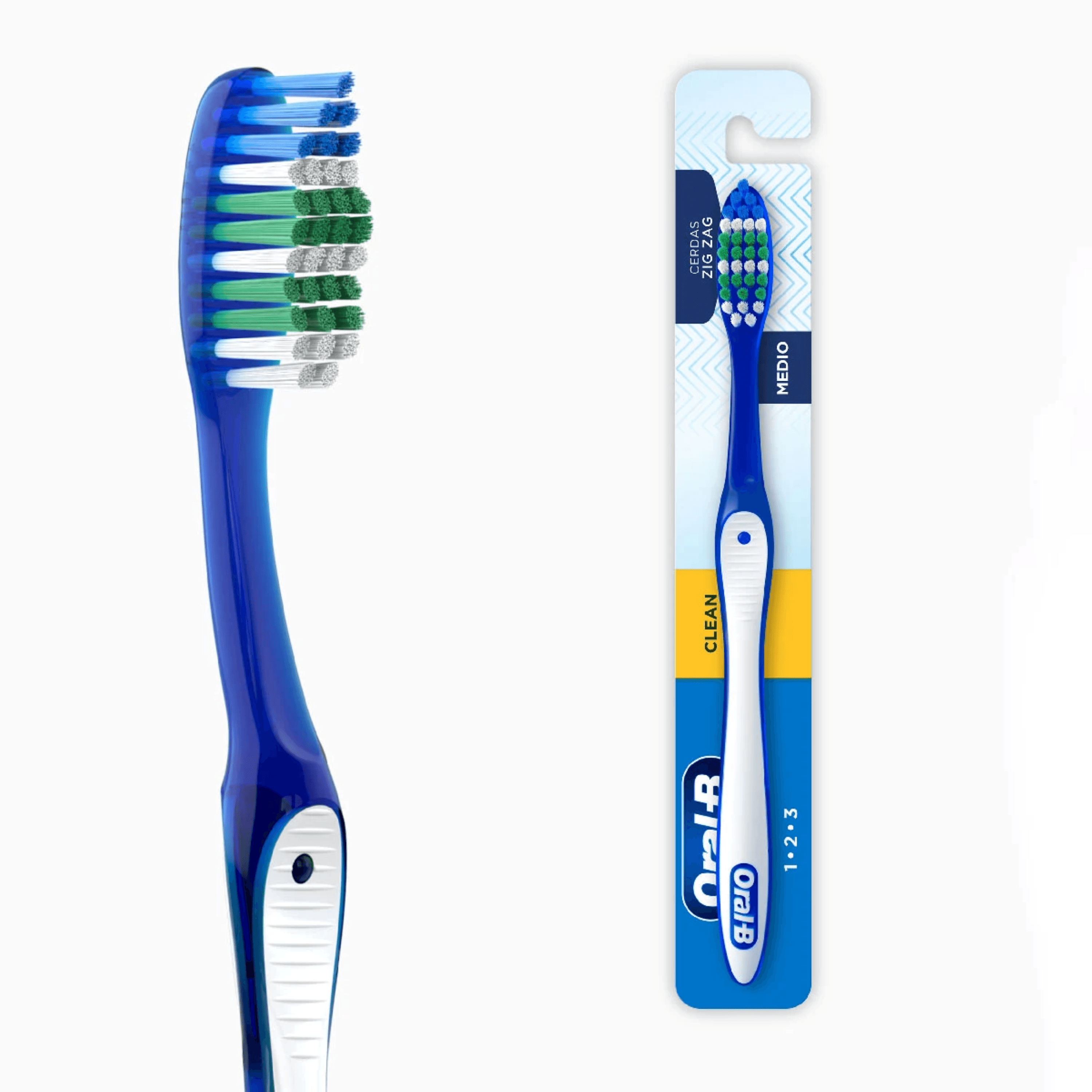 Encontraproduto.com.br - Escova Dental Oral-B 1-2-3 Média
