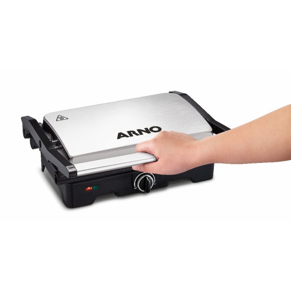 Encontraproduto.com.br - Sanduicheira Grill Arno Dual Inox