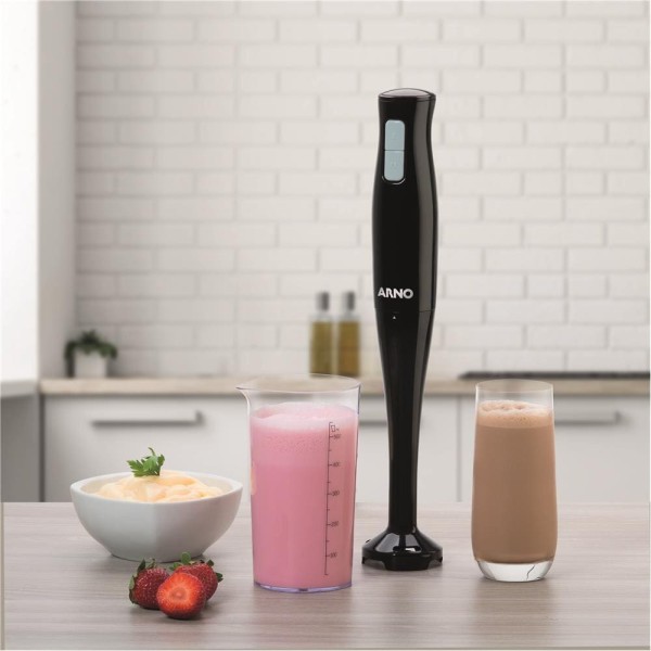 Encontraproduto.com.br - Mixer Portátil Turbomix Duo 200W com Copo Medidor MX21 Arno