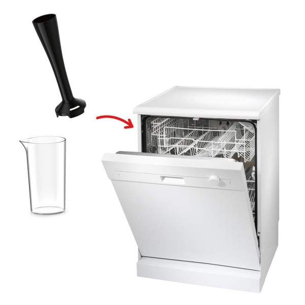 Encontraproduto.com.br - Mixer Portátil Turbomix Duo 200W com Copo Medidor MX21 Arno