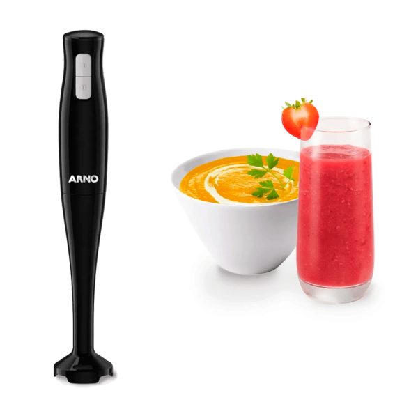 Encontraproduto.com.br - Mixer Portátil Turbomix Duo 200W com Copo Medidor MX21 Arno