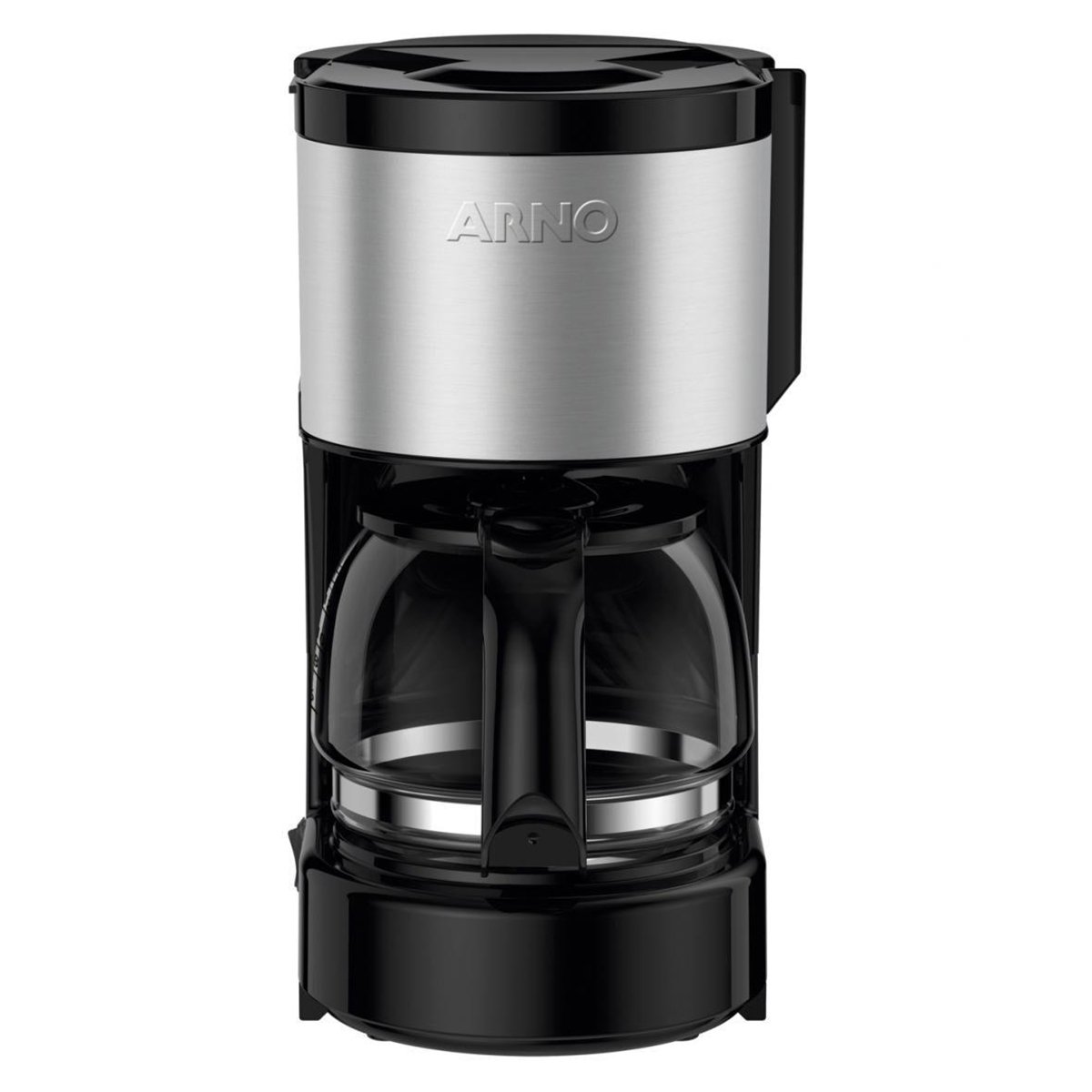 Encontraproduto.com.br - Cafeteira Filtro Perfectta Inox 600 Ml e Jarra de Vidro CFPI Arno