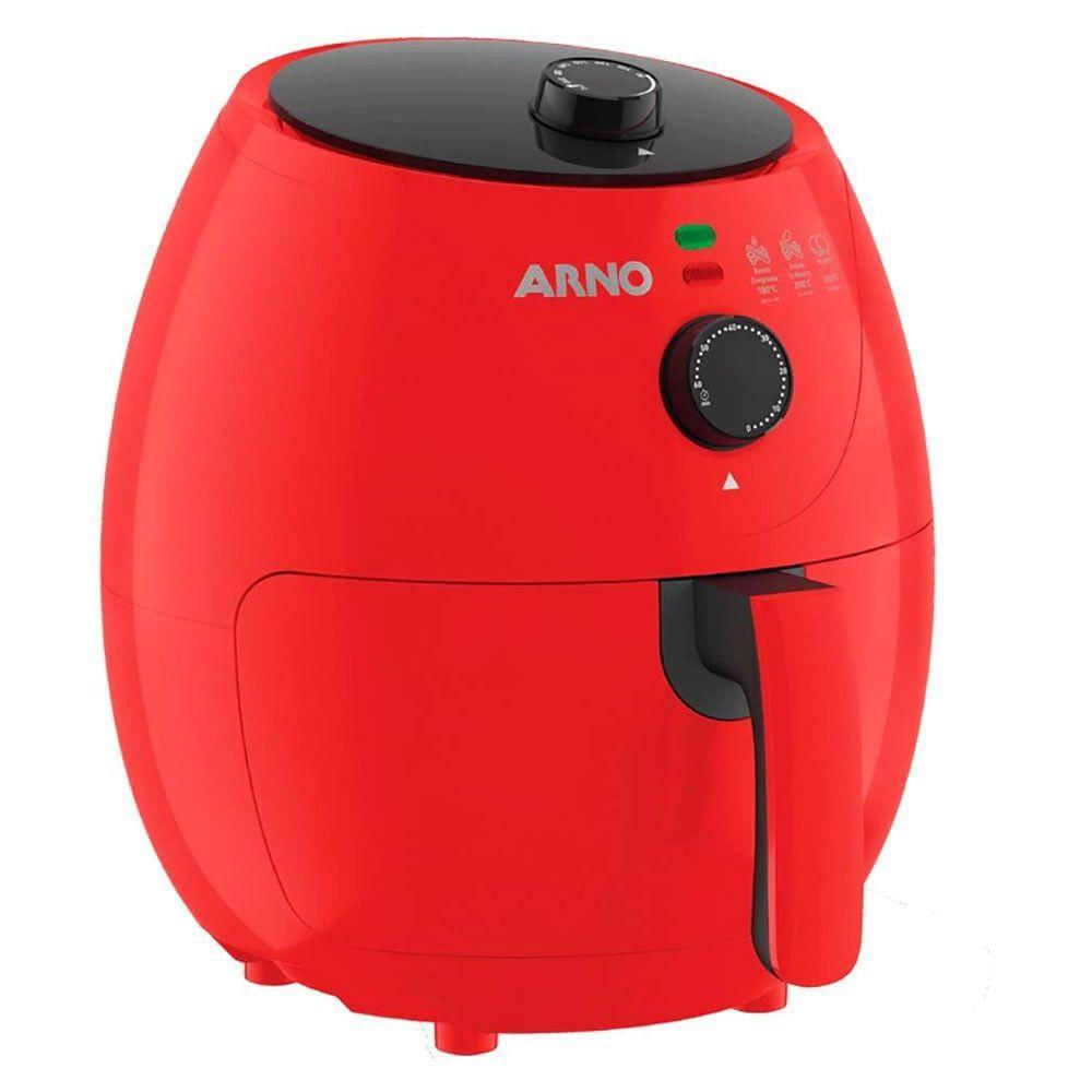 Fritadeira Elétrica Air Fryer Arno Easy Fry EZFV 3,2L Vermelha - 110V