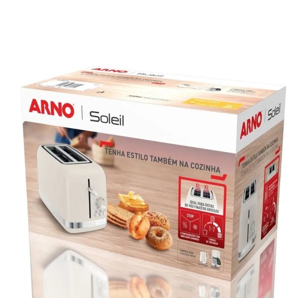 Encontraproduto.com.br - Torradeira Soleil Arno Marfim - 127 V
