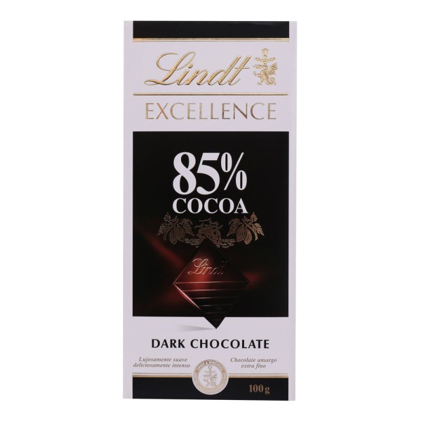 Chocolate 85% cacau Lindt Excellence 100g