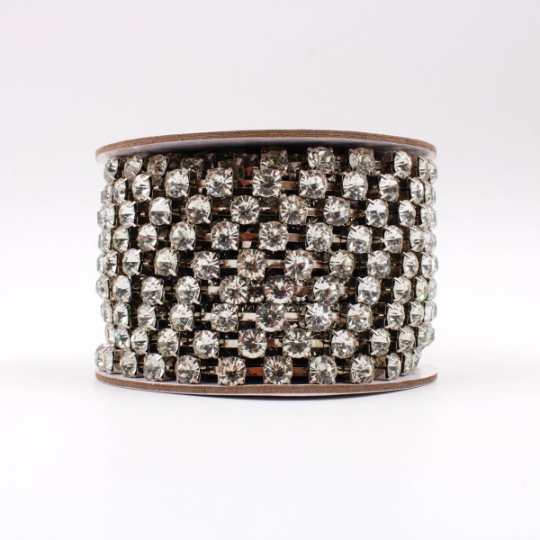Encontraproduto.com.br - CORRENTE DE STRASS SEPARADA SS38 EM VIDRO COM 10 METROS