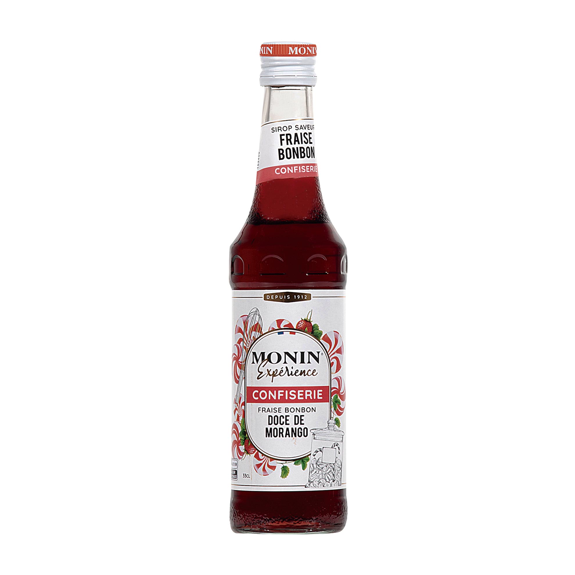 Encontraproduto.com.br - Xarope Monin Experience Confiserie Doce de Morango 330ml