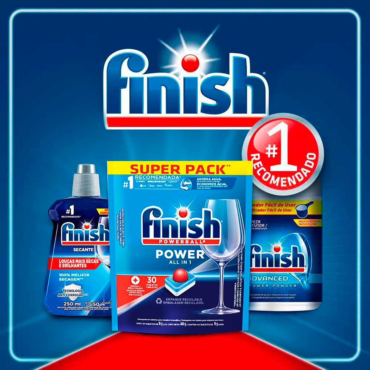 Encontraproduto.com.br - Detergente para Lava Louças em tabletes Finish com 30 unidades