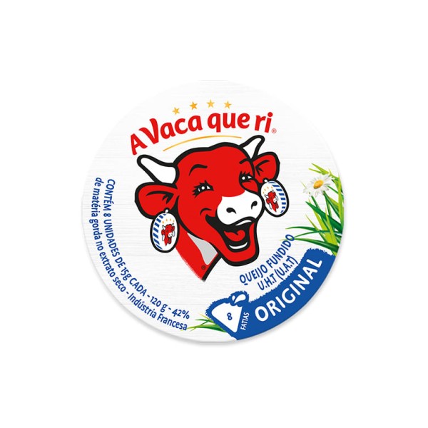Queijo Fundido com 8 Unidades A Vaca que ri 120g