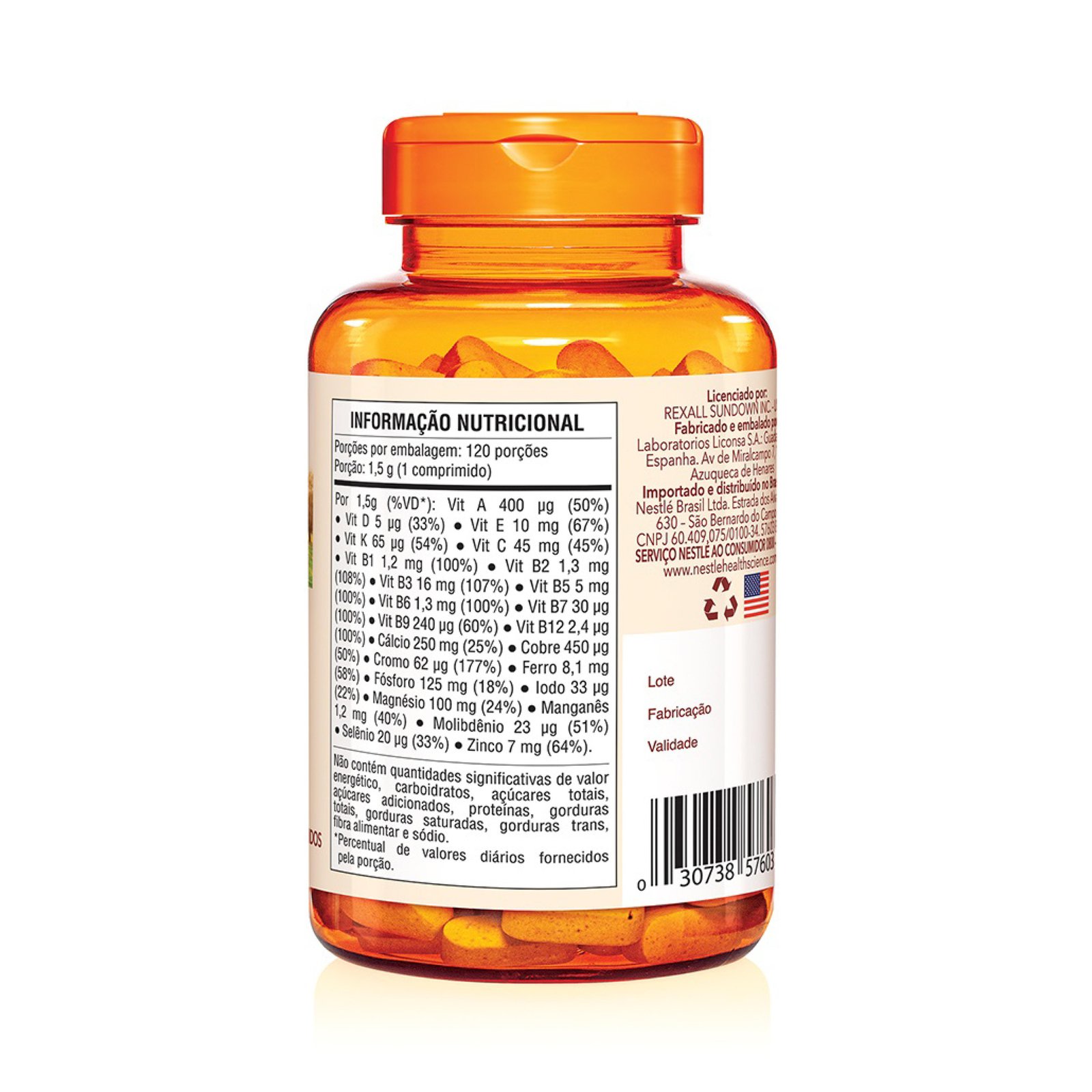 Encontraproduto.com.br - Suplemento Alimentar Sundown Multi A-Z 120 Cápsulas