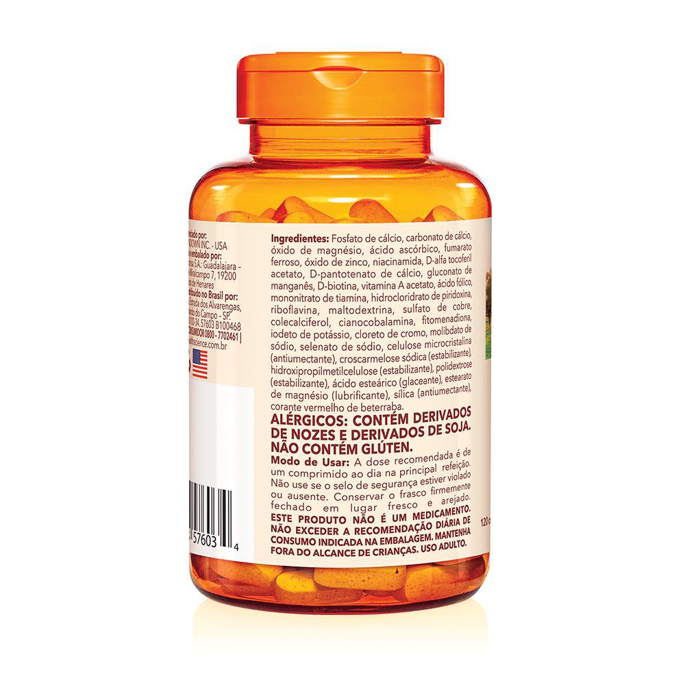Encontraproduto.com.br - Suplemento Alimentar Sundown Multi A-Z 120 Cápsulas