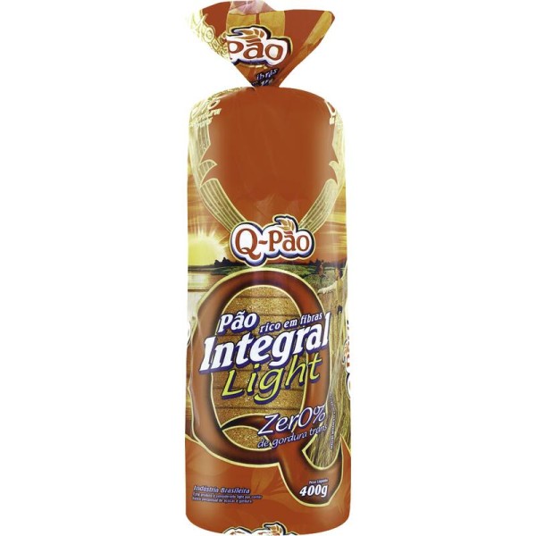 Pão de Forma Q-Pão Integral Light Pacote com 400g