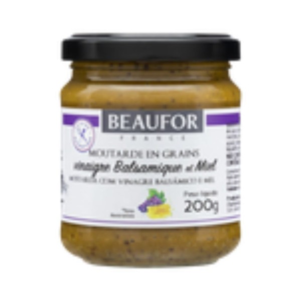 Encontraproduto.com.br - Mostarda com Vinagre Balsâmico e Mel Beaufor 200g