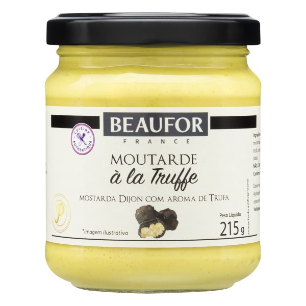 Encontraproduto.com.br - Mostarda Dijon Beaufor Com Aroma de Trufa 200g