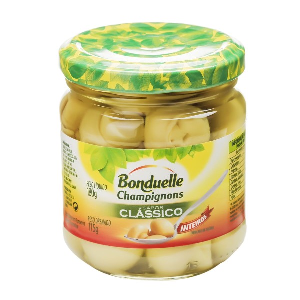 Cogumelo Champignon em Conserva Bonduelle 180g