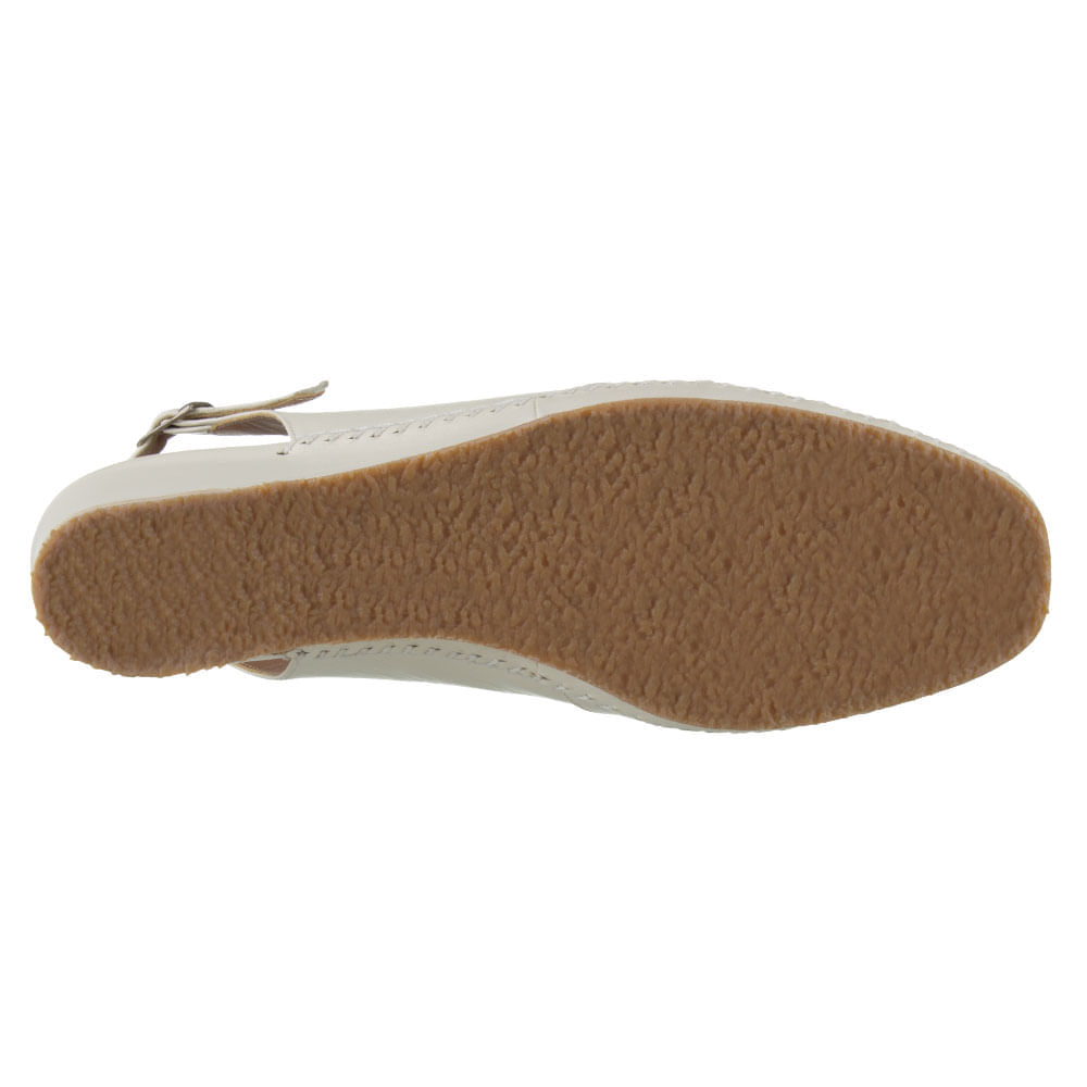 Encontraproduto.com.br - Sapato Feminino Marinucci S110 Tresse Off White/Iris