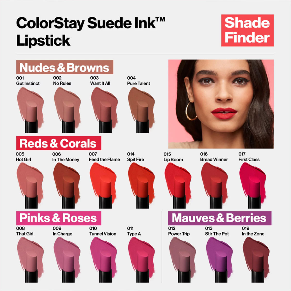 Encontraproduto.com.br - Revlon Colorstay Suede Ink Matte Bread Winner - Batom 2,55g