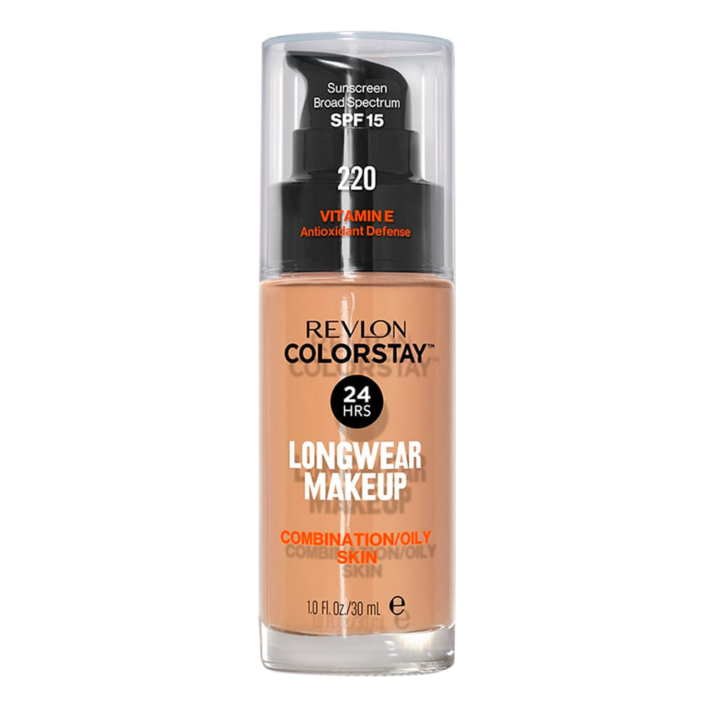 Encontraproduto.com.br - Revlon ColorStay Natural Beige 220 - Base Líquida 30ml
