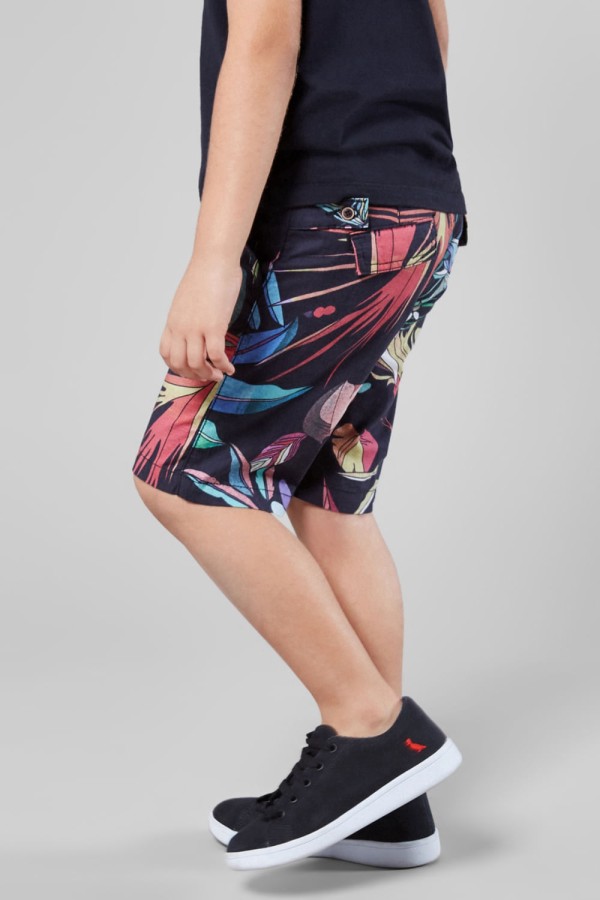 Encontraproduto.com.br - Bermuda Reserva Mini Floral Carnaval Black