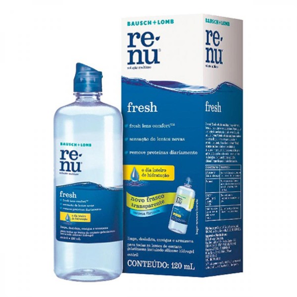 Encontraproduto.com.br - Renu Plus Solução Com 120ml