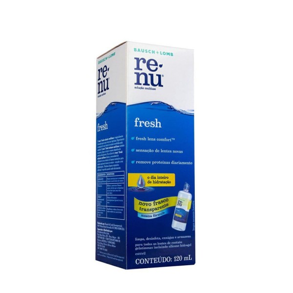 Encontraproduto.com.br - Renu Plus Solução Com 120ml