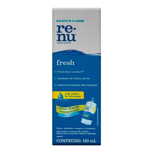 Encontraproduto.com.br - Renu Plus Solução Com 120ml