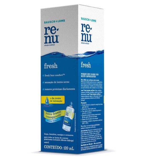 Encontraproduto.com.br - Renu Plus Solução Com 120ml