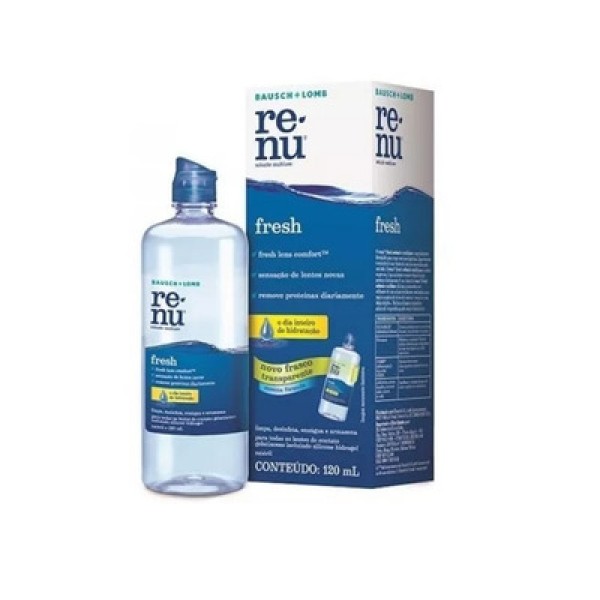 Encontraproduto.com.br - Renu Plus Solução Com 120ml