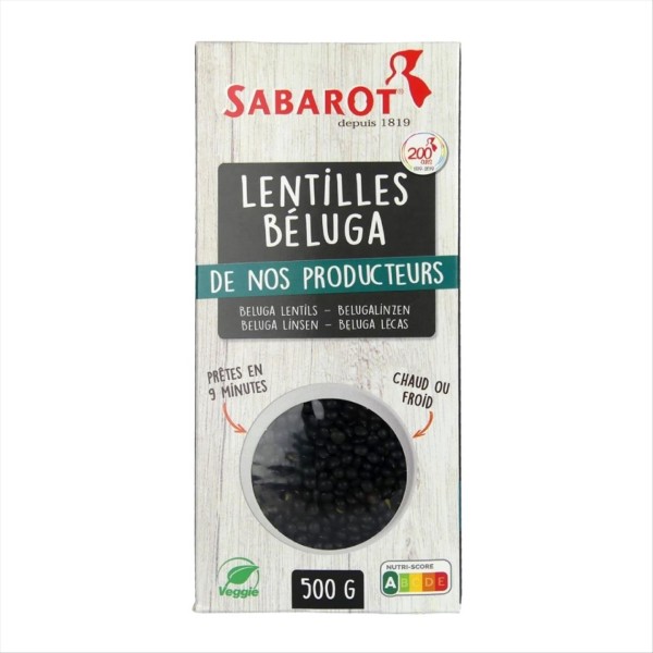 Lentilha Beluga Francesa Sabarot 500g