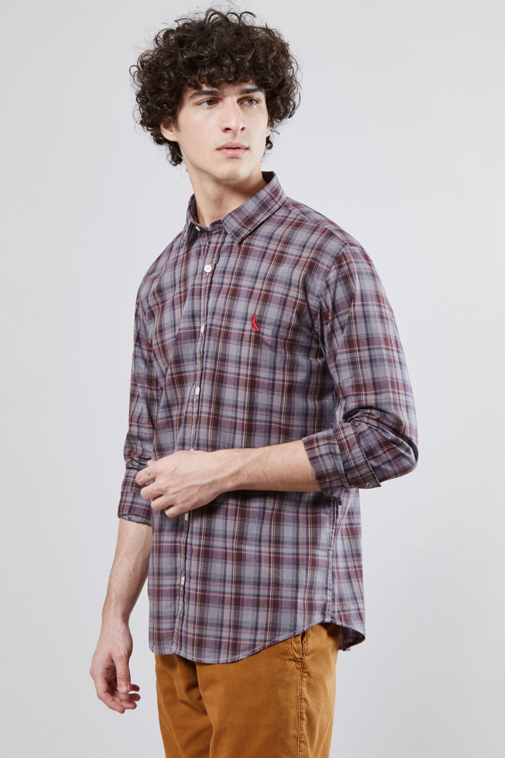 Encontraproduto.com.br - Camisa Regular Xadrez Leni 56166