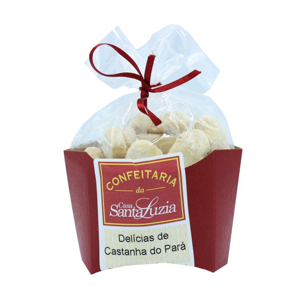 Biscoitos Delícias de Castanha do Pará Casa Santa Luzia 150g