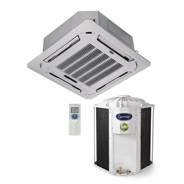 Encontraproduto.com.br - Ar Condicionado Split Cassete 1F Carrier 18.000 BTUs Frio 220v - 40KWCD18C5 - Midea