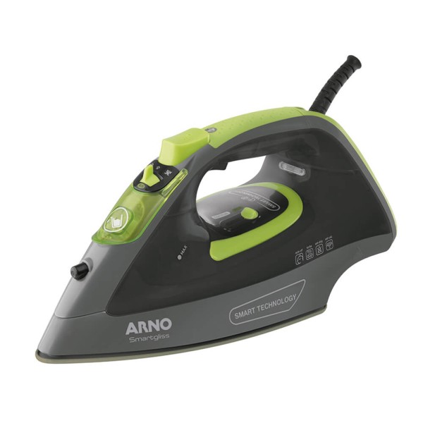 Ferro elétrico a vapor Smartgliss Preto/Verde 220V FSC1 Arno