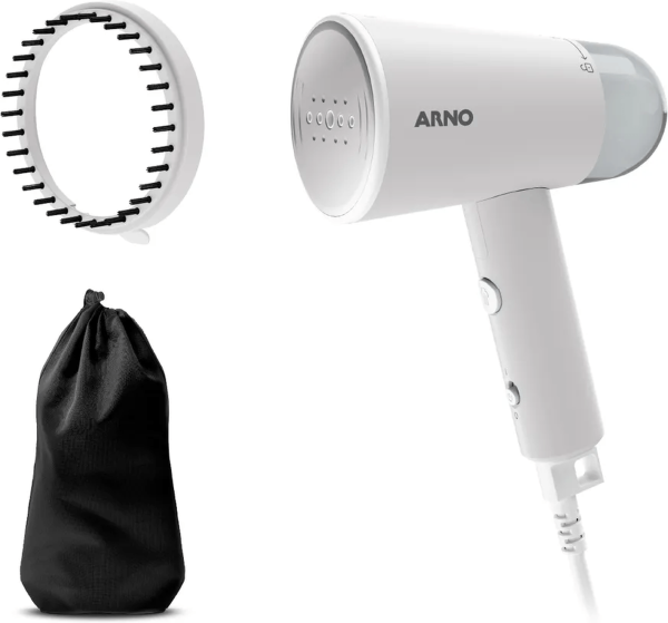 VAPORIZADOR ARNO STEAM HS11 BRANCO 220V TRAVEL DOBRÁVEL E PORTÁTIL