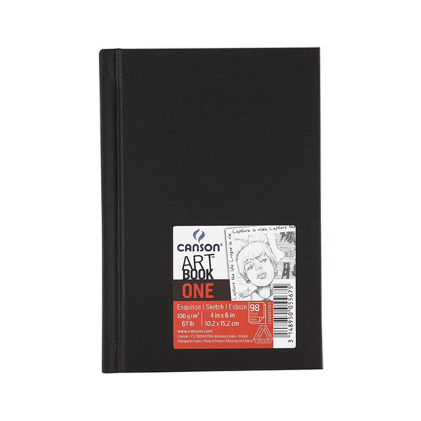 Encontraproduto.com.br - Caderno Artbook One 98fls A6 100gm2 - Canson
