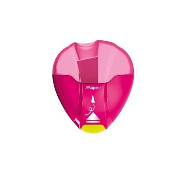 Apontador Com Depósito I-gloo Eject Maped Rosa