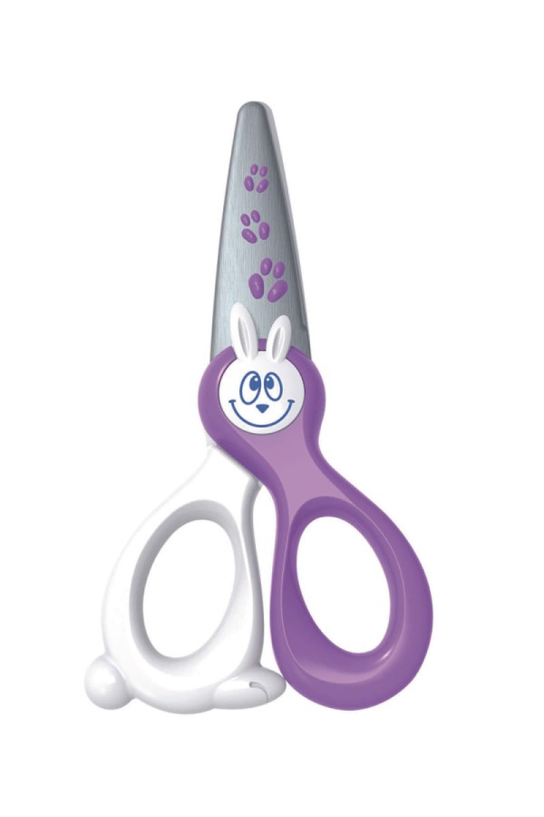 Encontraproduto.com.br - Tesoura Escolar Maped Kidicut Security com Ponta Redonda 12cm